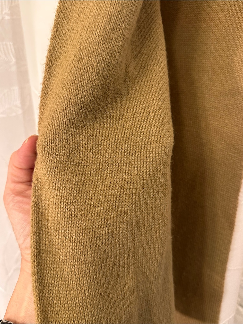 Michael Kors Metallic Gold sweater, scarf - Picture 3 of 5